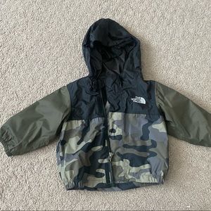 The North Face Infant Rain Jacket 3-6 months! Used once in Camo